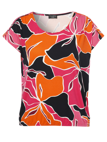 T-Shirt Rundhals 1/2 Arm Druck