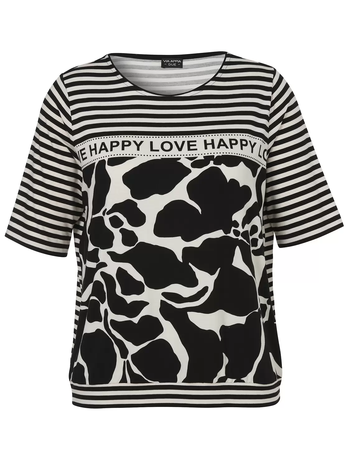 T-Shirt Rundhals 1/2 Arm Druck Moti female