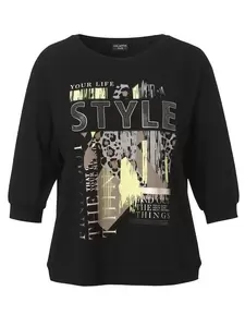 T-Shirt Rundhals 3/4 Arm Motiv