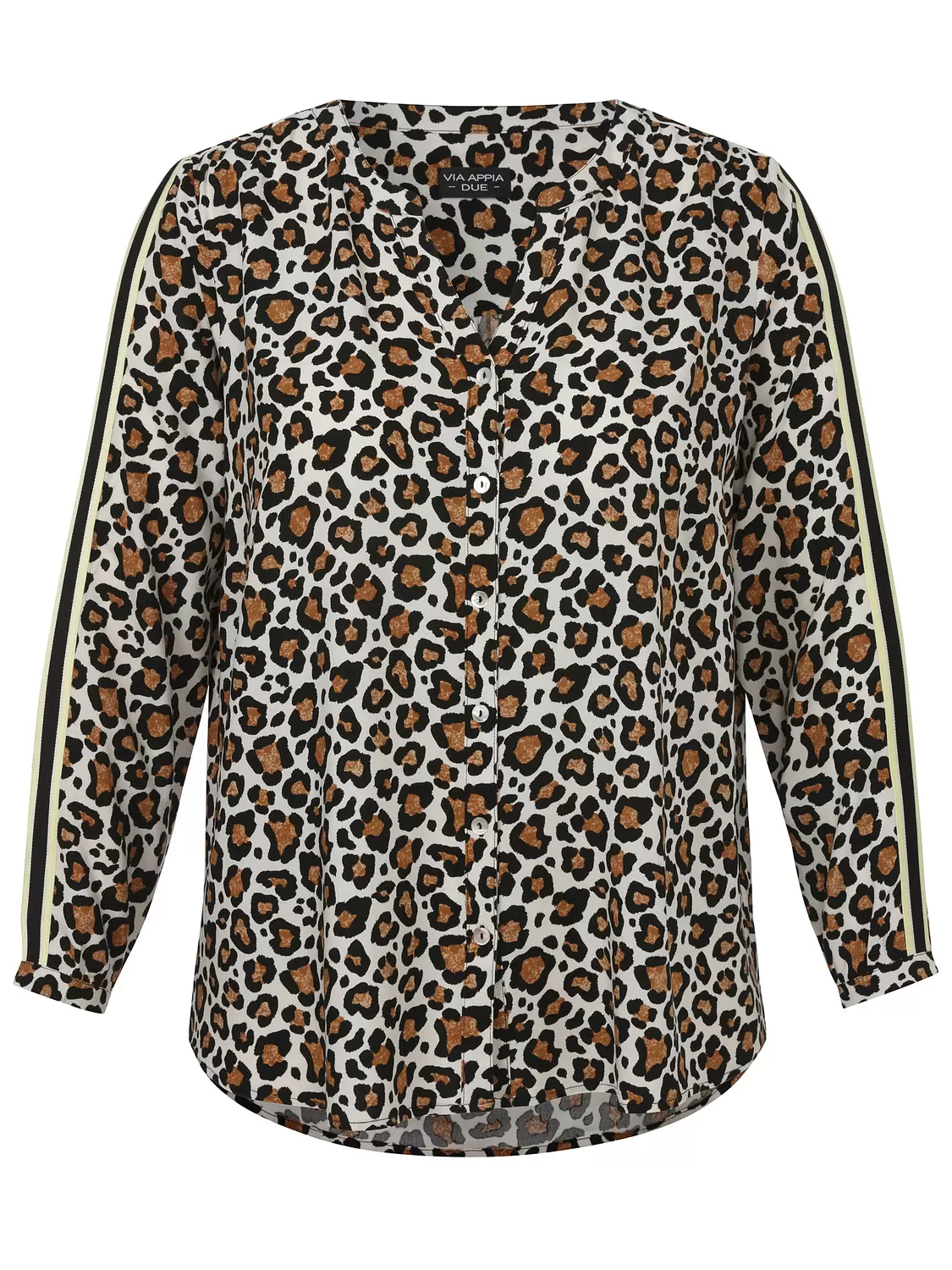 Bluse V-Ausschnitt 1/1 Arm Druck female