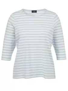 T-Shirt Rundhals 3/4 Arm Ringel