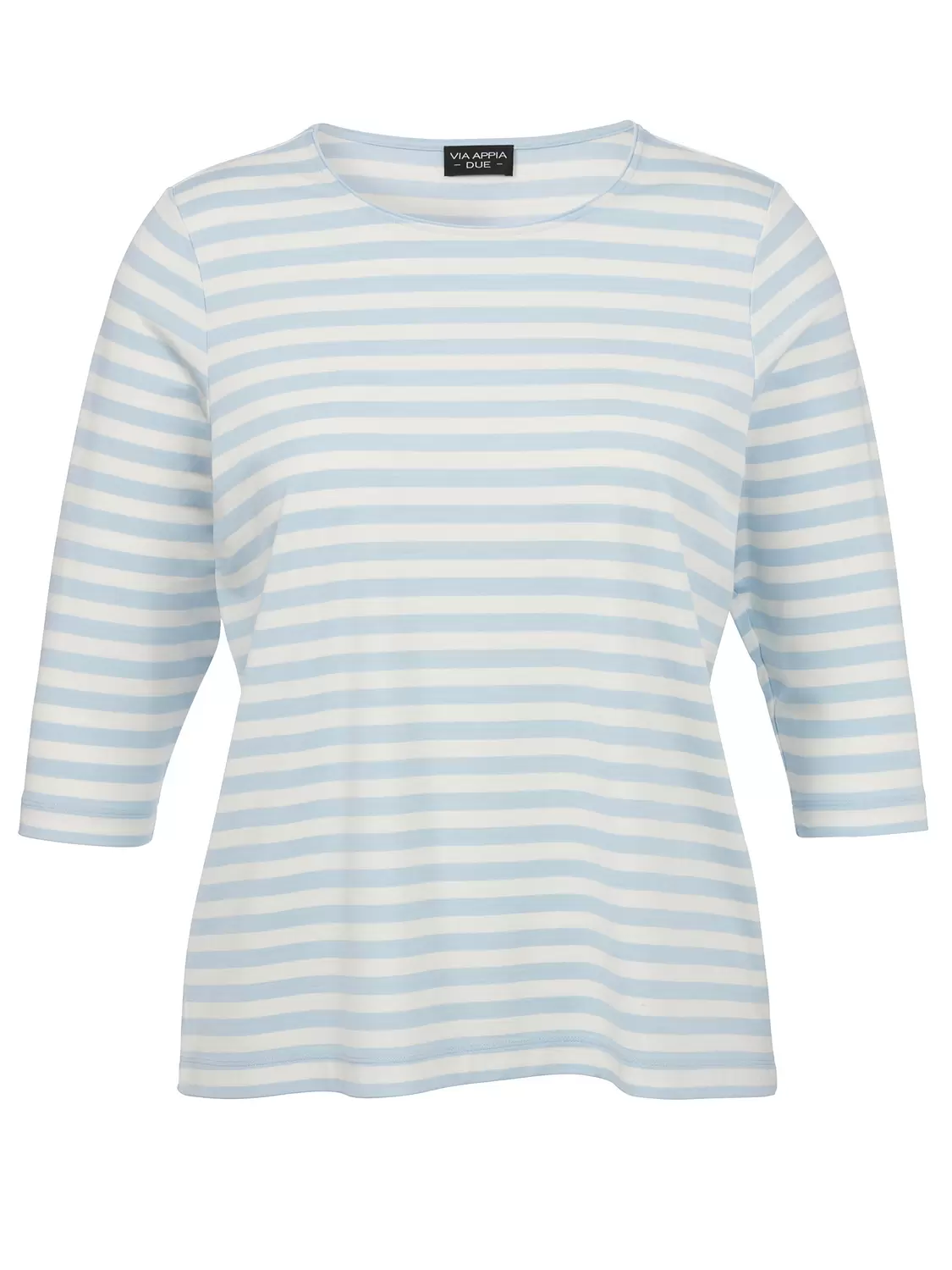 T-Shirt Rundhals 3/4 Arm Ringel female