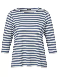 T-Shirt Rundhals 3/4 Arm Ringel
