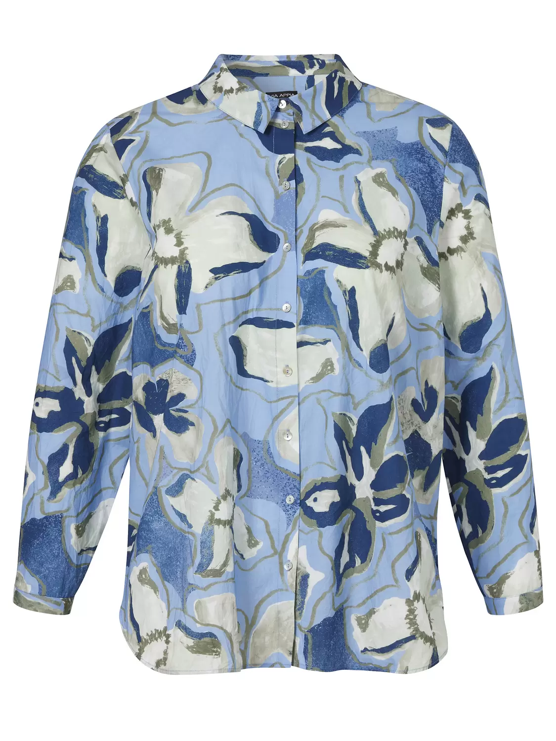 Bluse Hemdkragen 1/1 Arm Druck female