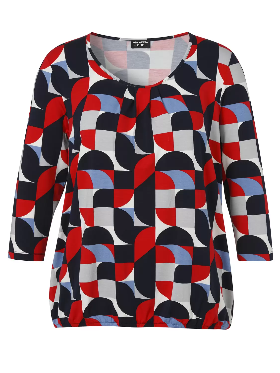 T-Shirt Rundhals 3/4 Arm Druck female