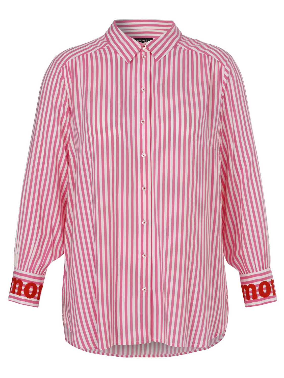 Bluse Hemdkragen 1/1 Arm Druck female