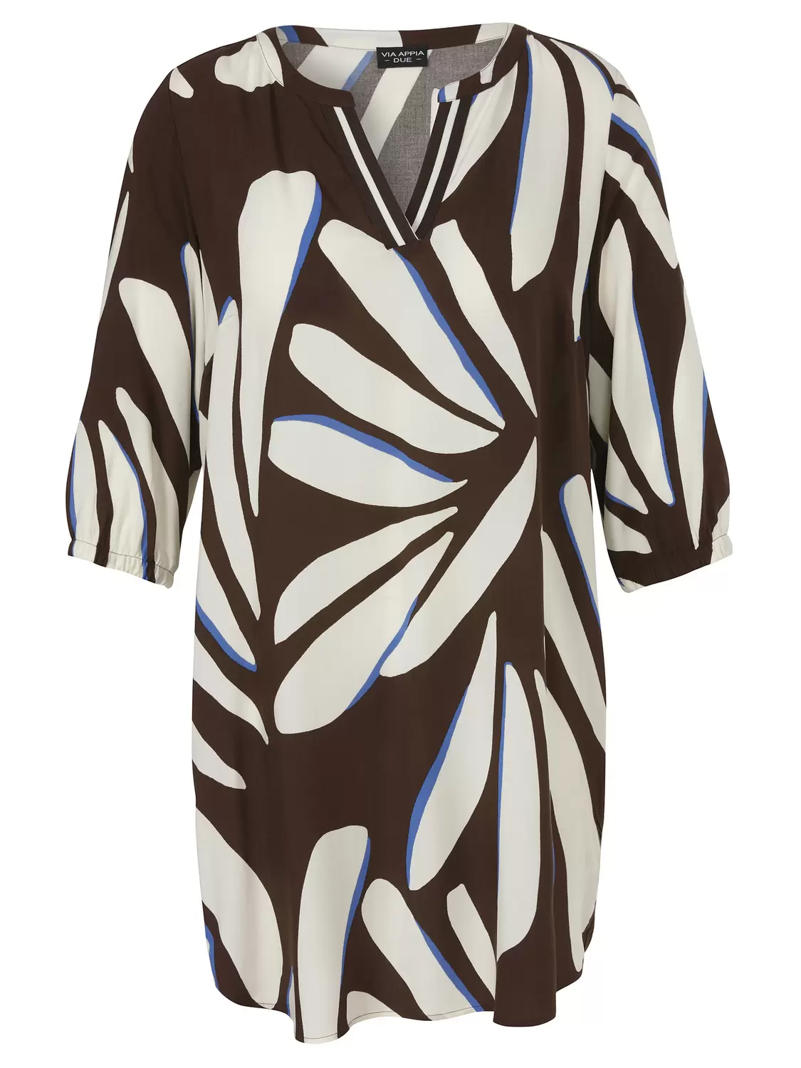 Kleid V-Ausschnitt 3/4 Arm female