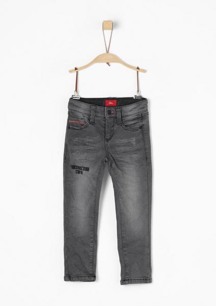 HOSE - 97Z2/grey/black denim stretch