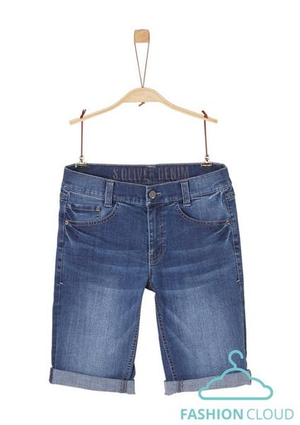 BERMUDA - 56Z7/blue denim stretch
