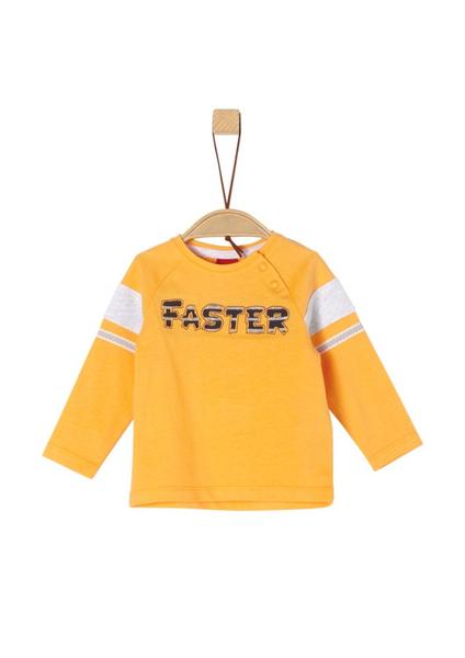 T-SHIRT LANGARM - 1415/yellow