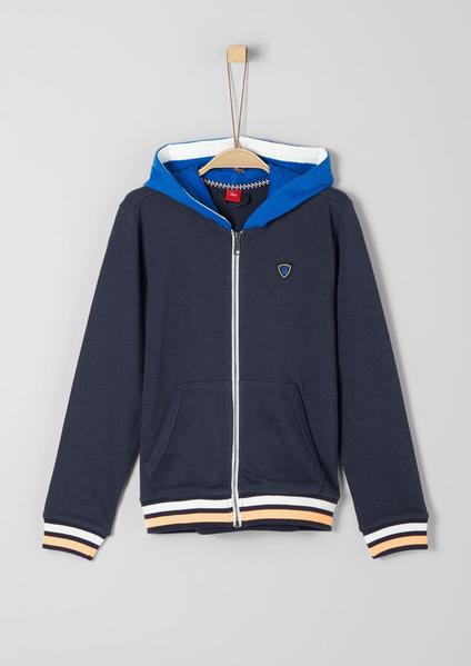 SWEATSHIRT-JACKE - 5874/dark blue