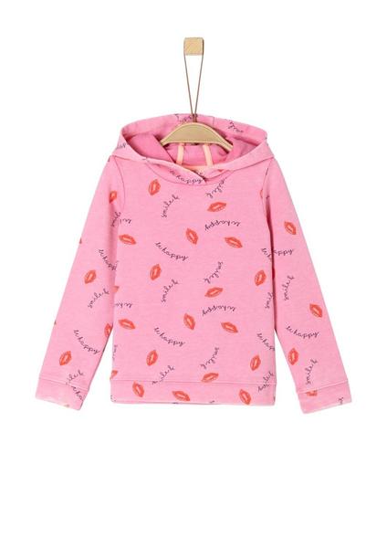 SWEATSHIRT LANGARM - 44A2/pink AOP