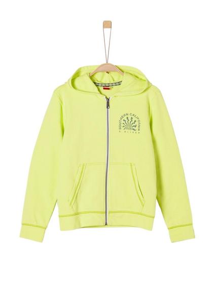 SWEATSHIRT-JACKE - 7016/yellow