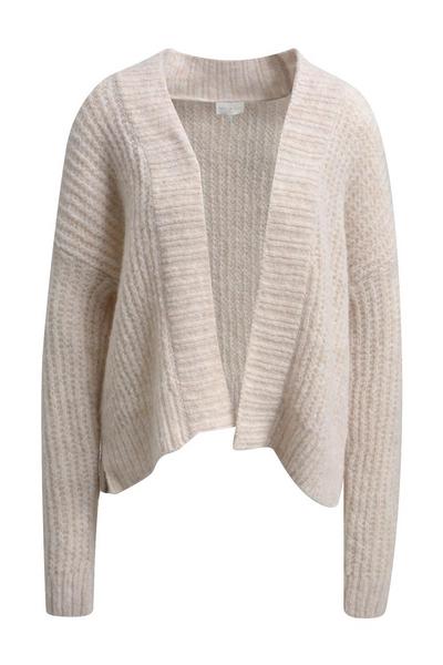 OPEN CARDIGAN WITH 1/1 SLEEVES - 817/MOON