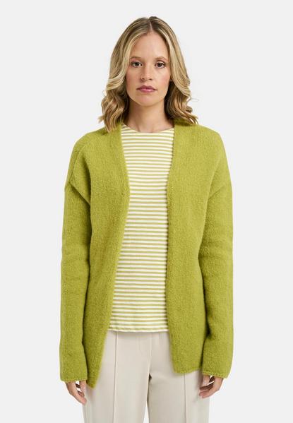 OPEN CARDIGAN WITH 1/1 SLEEVES - 713/LIME