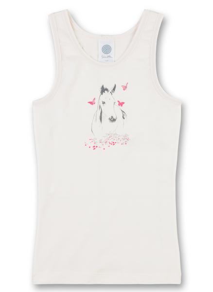 Shirt w/o sleeves w.print - 1427/broken whi