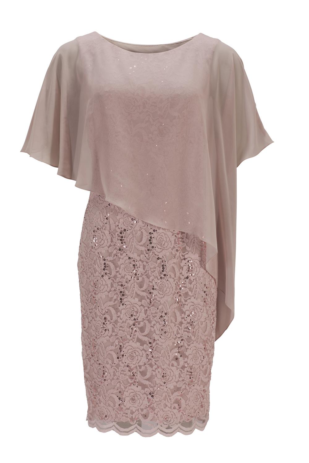 Cocktailkleid mit Überwurf female