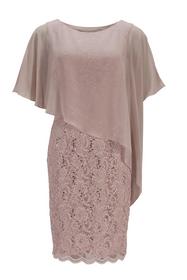 Kleid - Spitze mit Paillette / Chiffon