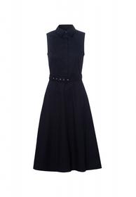 Midikleid mit Gürtel