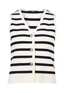 zero Strick - 1883/CreamDark Blue