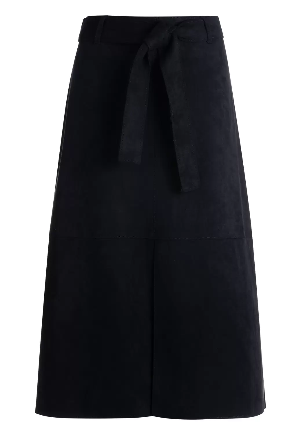 Midirock mit Bindegürtel