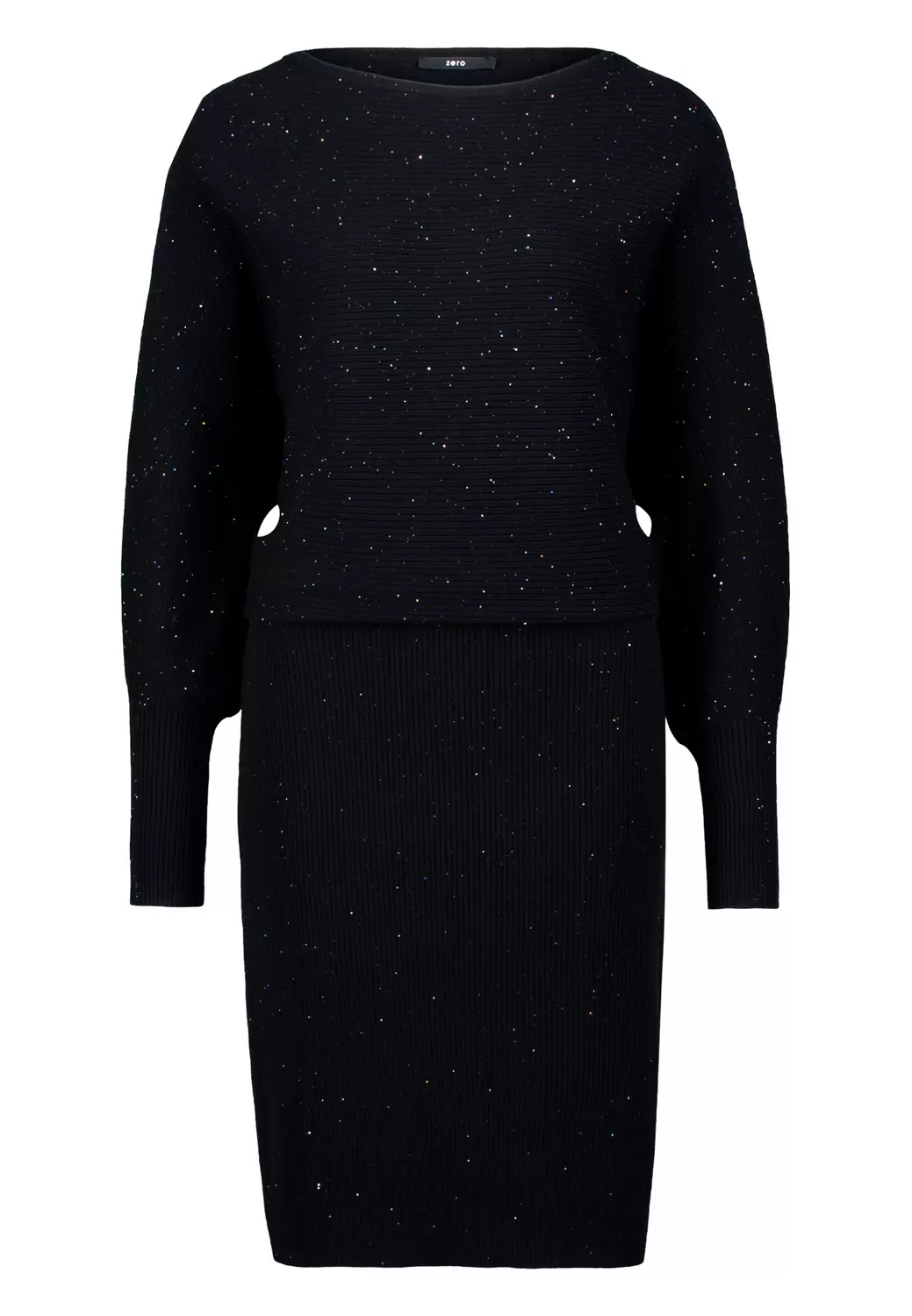 Strickkleid mit Pailletten