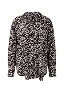 zero Bluse - 7898/BeigeBlack