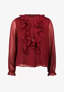 zero Bluse - 4515/Cabernet