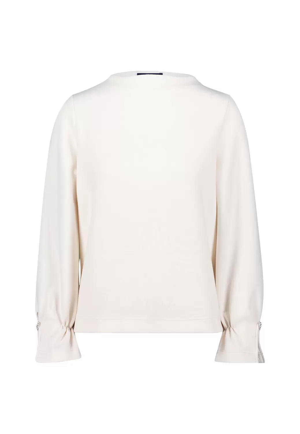 Sweatshirt mit Glitzerknopf