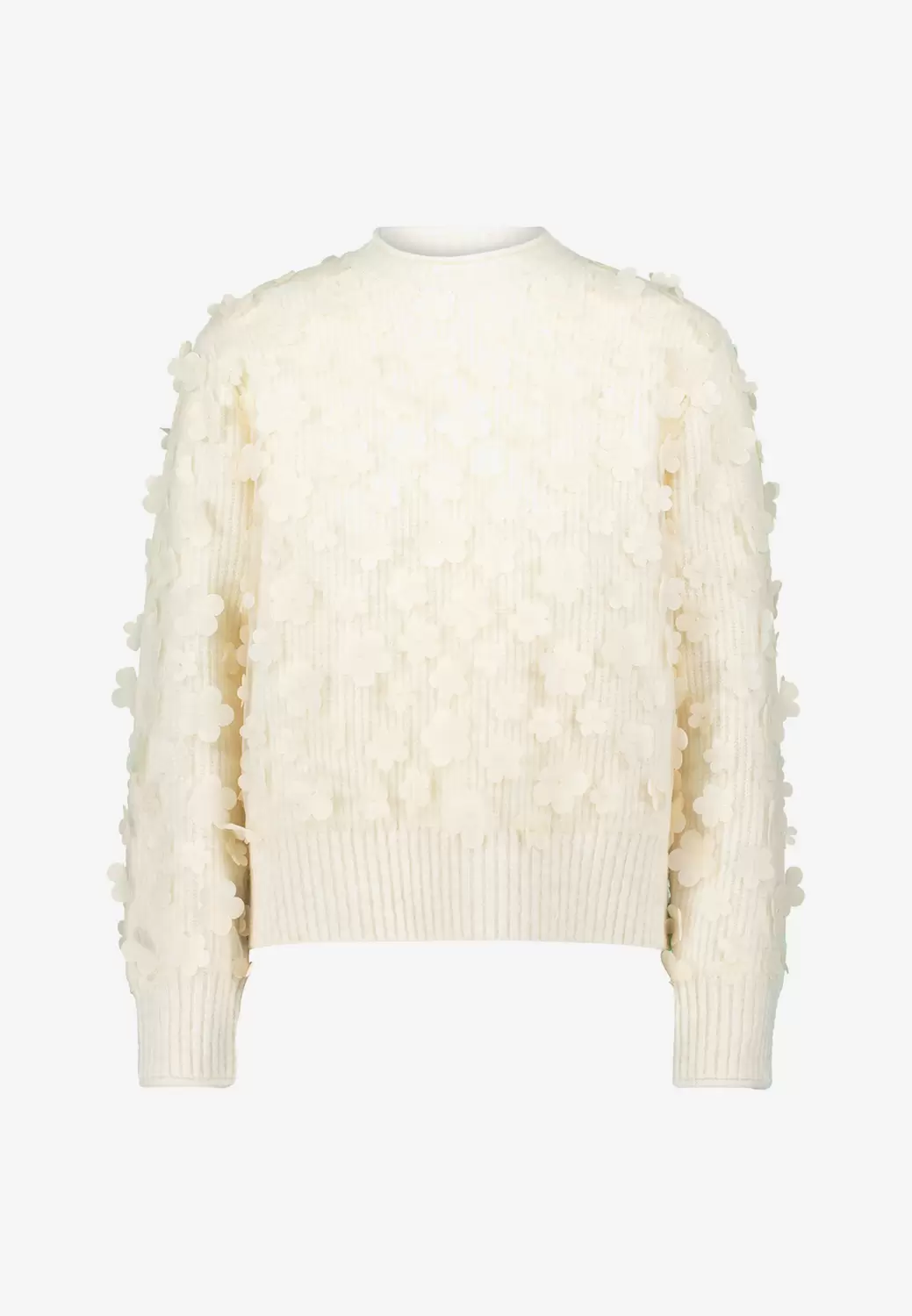 Pullover mit 3D Blüten