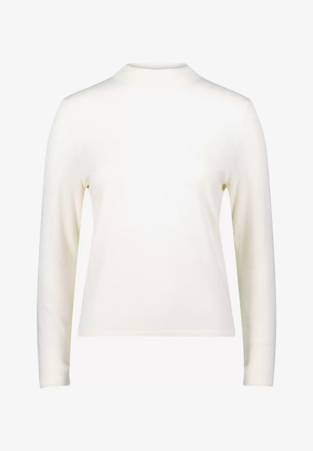 Feinstrickpullover mit hohem Kragen