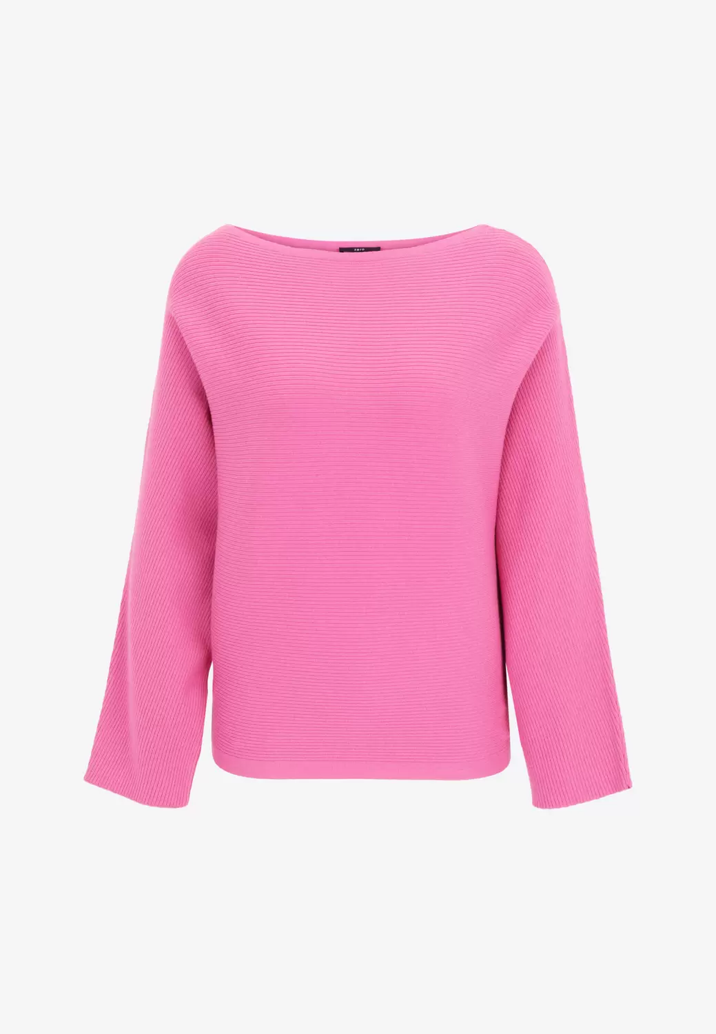 Strickpullover mit U-Bootausschnitt