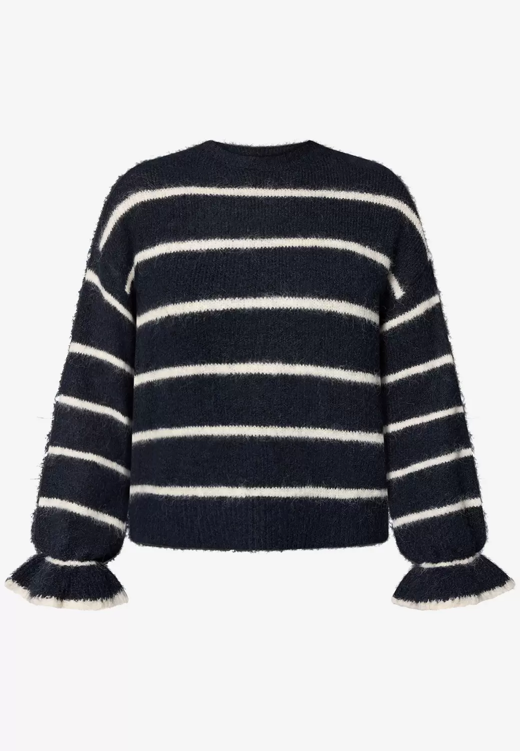 Pullover gestreift mit Wolle
