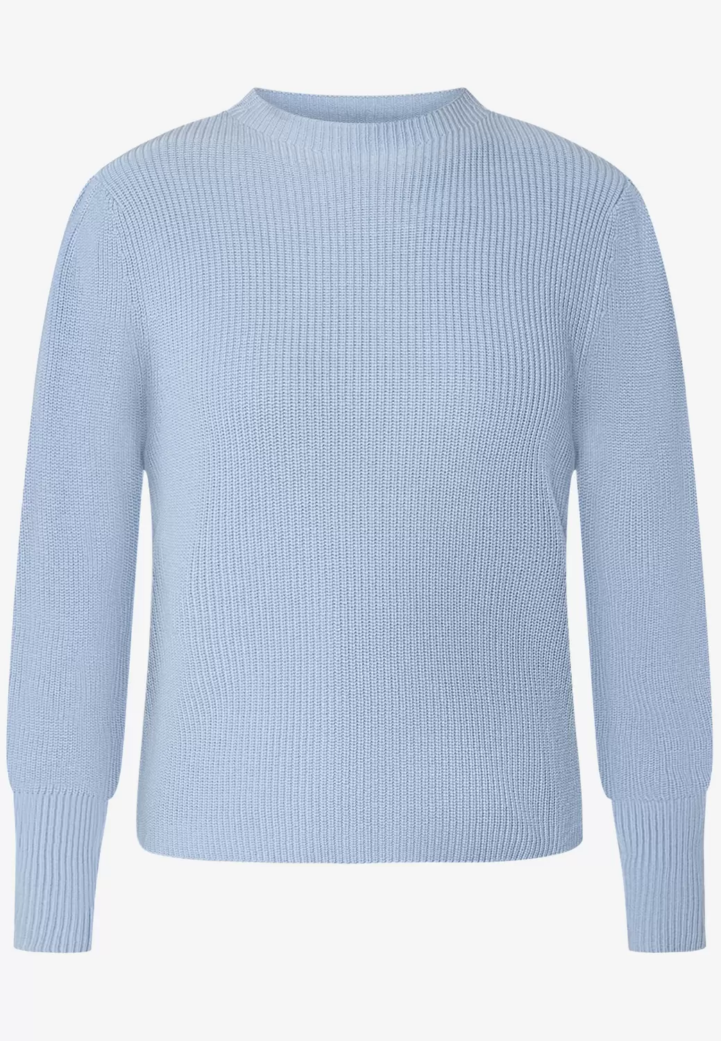 Strickpullover mit Ballonärmeln