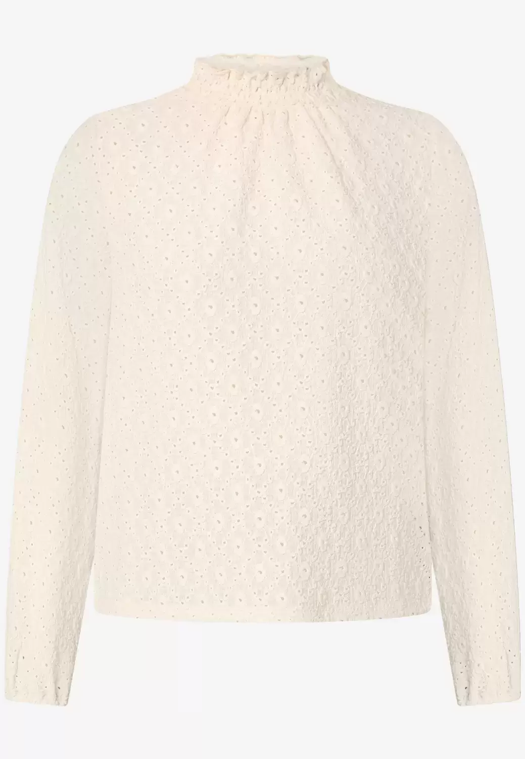 Bluse mit Lochmuster