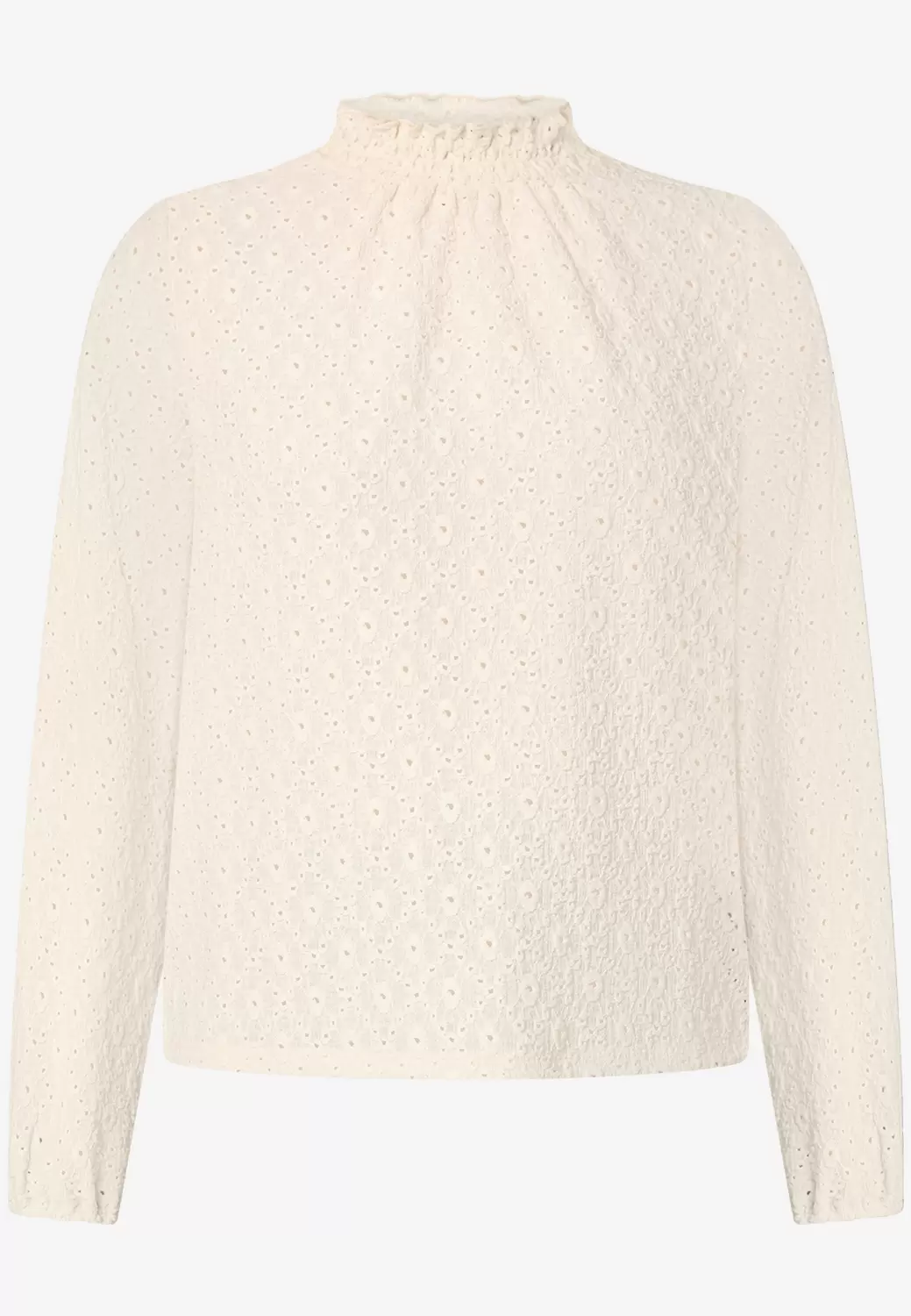 Bluse mit Lochmuster