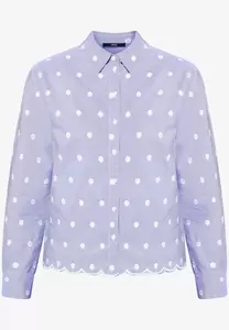 zero Bluse - 8810/BlueWhite