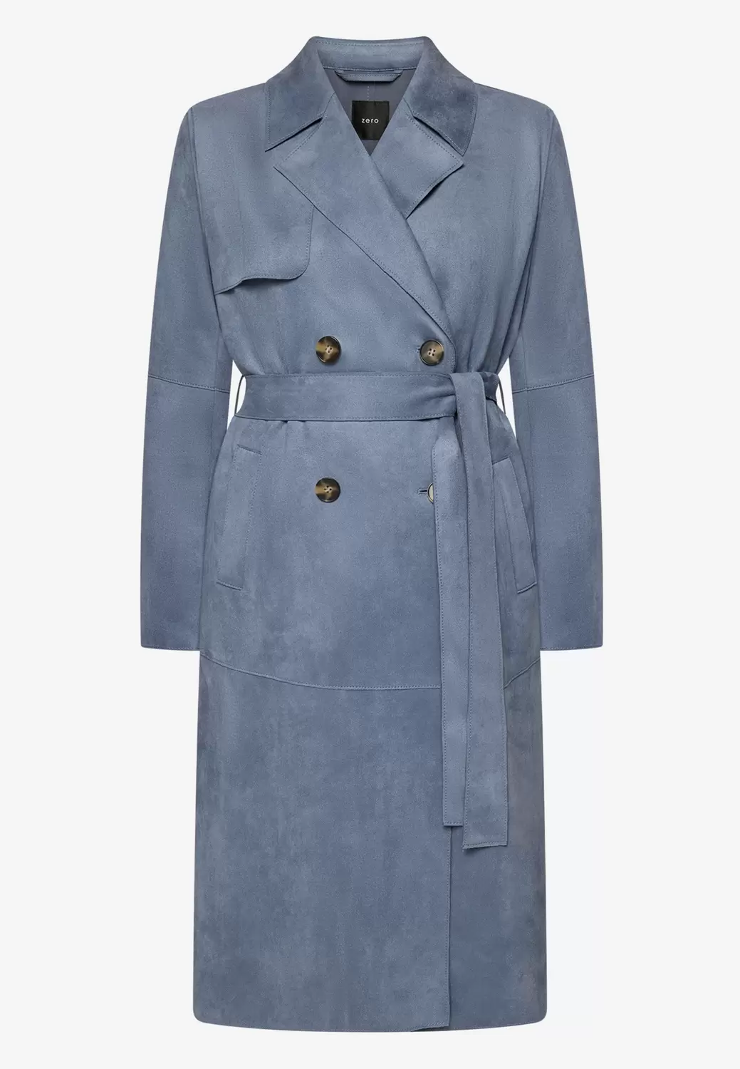 Mantel in Lederoptik