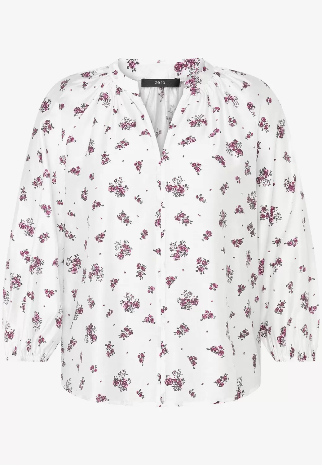 Schlupfbluse  mit Blumen