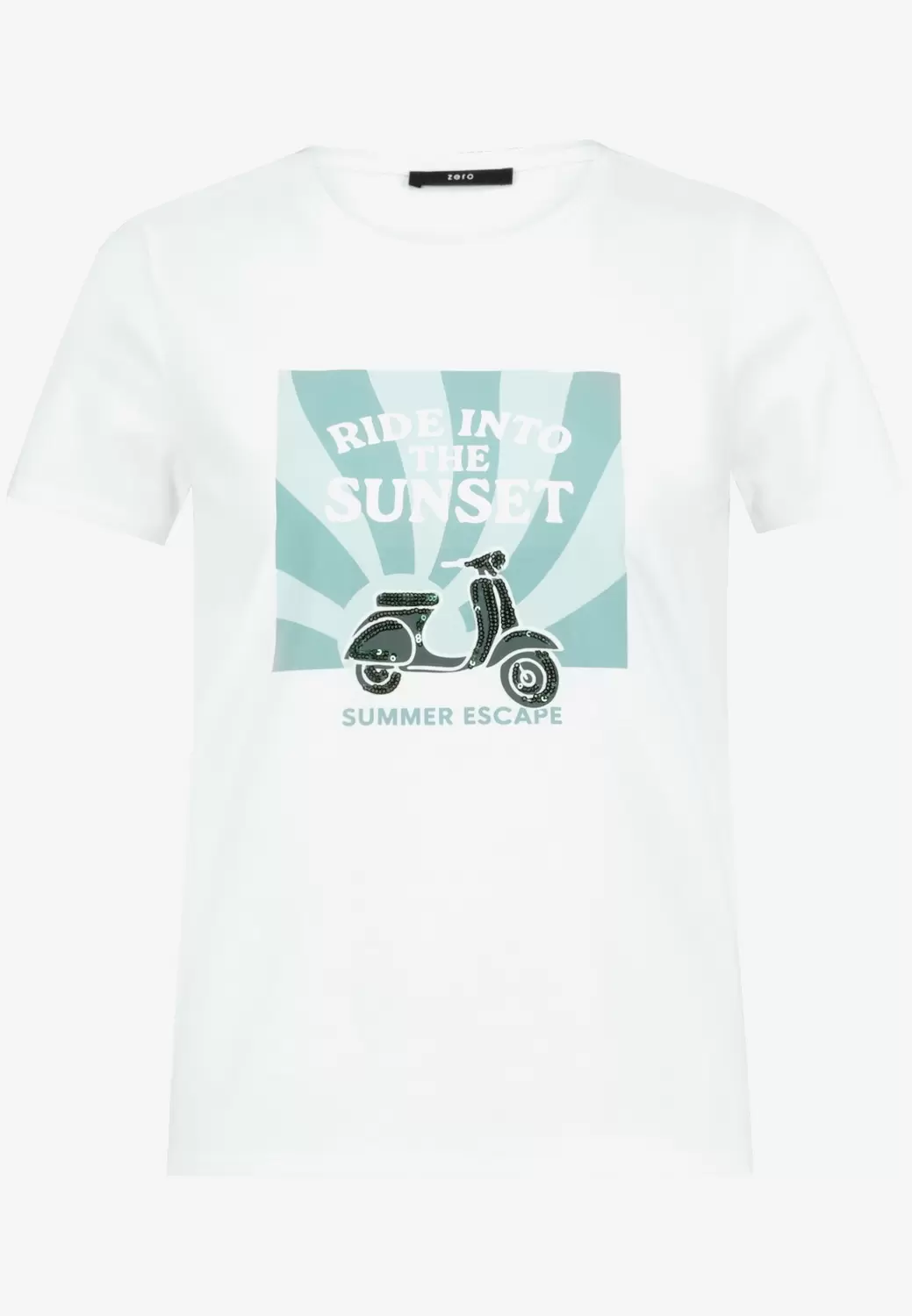 Baumwoll-T-Shirt mit Print