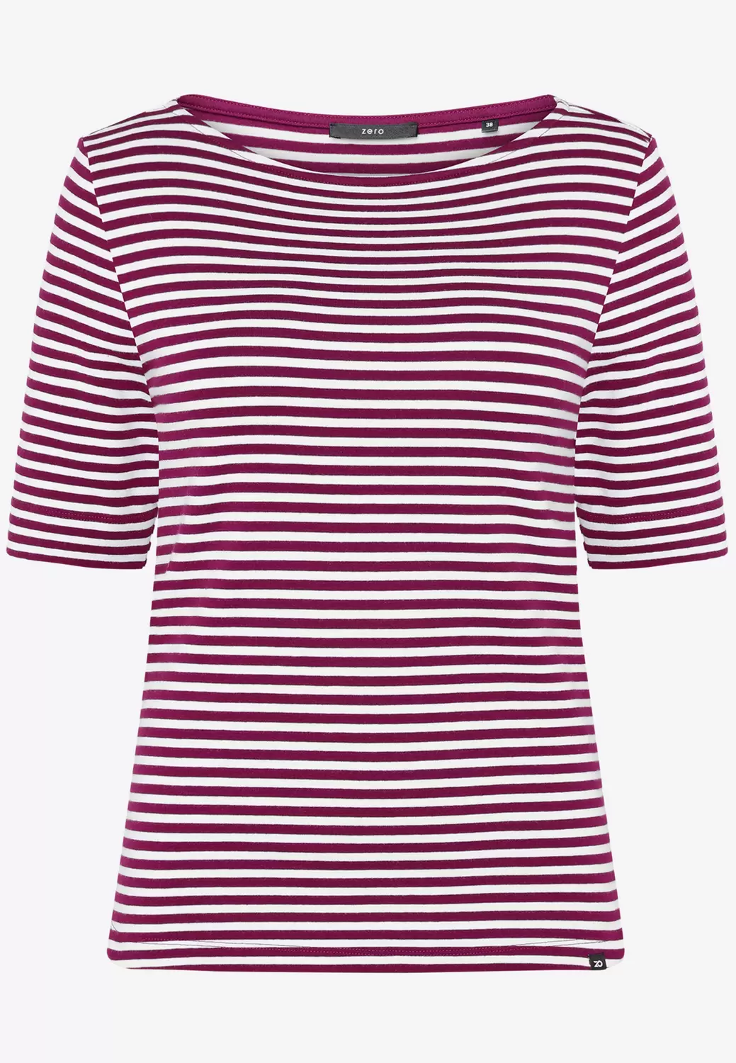 Ringelshirt  mit U-Boot Ausschnitt