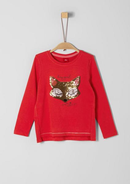 T-SHIRT LANGARM - 3123/rot