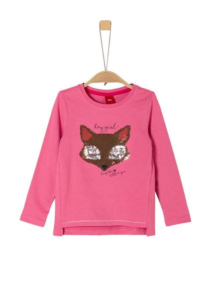 T-SHIRT LANGARM - 4543/pink