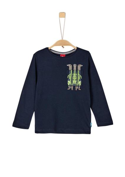 T-SHIRT LANGARM - 5952/dark blue