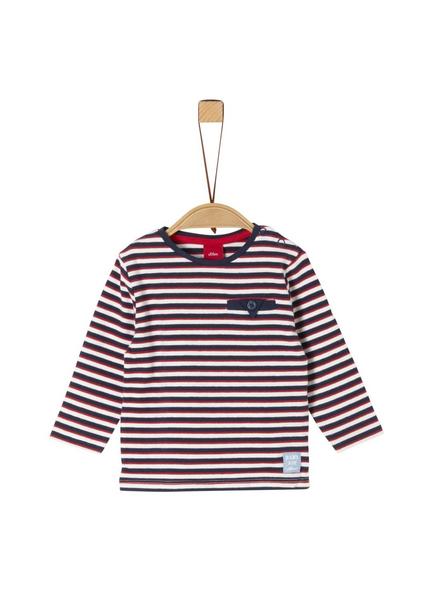 T-Shirt langarm - 31G0/red stripe
