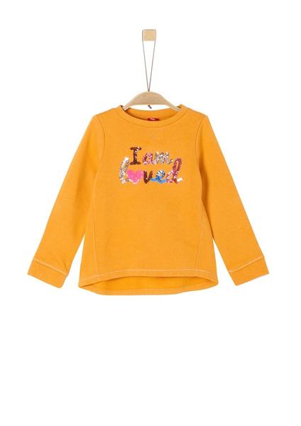 SWEATSHIRT LANGARM - 1438/dark yellow