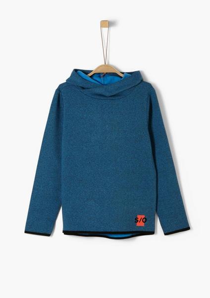 Sweatshirt langarm - 55S6/red melang