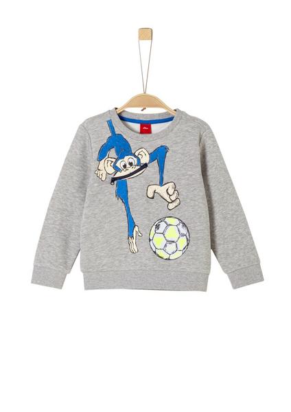 Sweatshirt langarm - 9400/grey