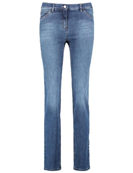 HOSE JEANS VERKUERZTIRINA - 861008/BLUE DENIM MIT