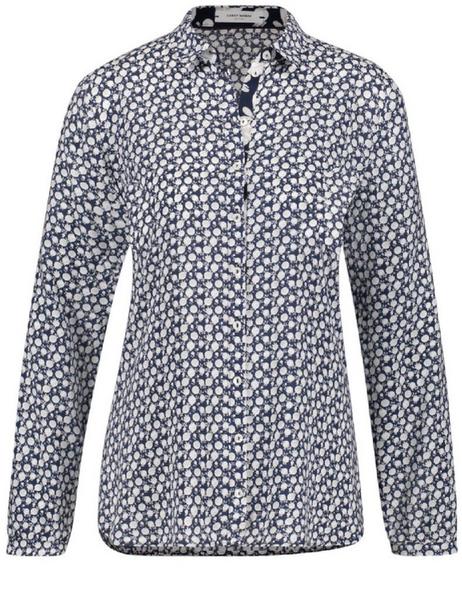 BLUSE 1/1 ARM BASIC FIT - 08104/NIGHT BLUE-SILVER-